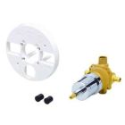 1H PEX 1/2, Pressure Balance tub/Shower Valve, round spline, less stops, ceramic