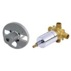 1H Pressure Balance tub/Shower Valve, less stops, washerless