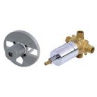 1H Pressure Balance tub/Shower Valve, less stops, washerless
