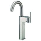 1H Vessel Filler Como Side Mt Hdl w/ Brass Grid Strainer Drain