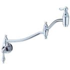 1H Pot Filler Fairmont Wall Mt Lvr Hdl
