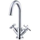 2H Centerset, Parma, Cross Hdl Touch Down Drain