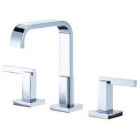 2H Widespread Sirius Trimline Lvr Hdl w/ Touch Down Drain