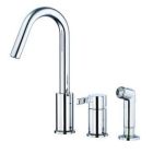 1H Kit, Amalfi, hirise spout, w/spray