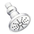 Mono Round 1F Showerhead with brass ball joint, 2.5 gpm max flow