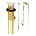 1 1/2" Metal Pop-Up Drain Assembly w/ Lift Rod & Overflow