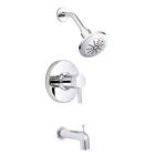 1H Trim Tub/shwr, PBMV, diverter spt, w stops, 2.5 gpm showerhead
