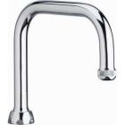 6-1/4" Rigid / Swing Double-Bend Spout W/ Outlet