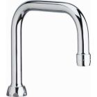 6-1/4" Rigid / Swing Double-Bend Spout W/ Outlet