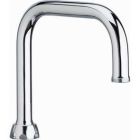6-1/4" Rigid / Swing Double-Bend Spout W/ Flow Control