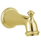 DELTA VICTORIAN 7 1/2" TUB SPOUT PULL-UP DIVERTER, POLISHED BRASS