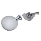 DELTA, RP42572, LOCKWOOD SINGLE METAL TEMPERATURE KNOB AND COVER FOR LEVER HANDLE, CHROME