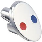 DELTA PILAR HANDLE BUTTON, CHROME