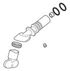 DELTA COMPEL SPOUT TIP ASSEMBLY 