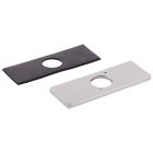 DELTA, RP78358, 6" ESCUTCHEON AND GASKET- 3 HOLE, CHROME