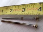 GROHE 3" ESCUTCHEON SCREWS (2) , POLISHED BRASS -DISCONTINUED