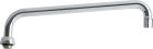 CHICAGO FAUCETS, L12JKABCP, 12" L TYPE SWING SPOUT W/ OUTLET