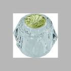Single Clear Knob Handle Kit With Button And Set Screw