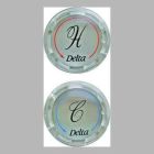 DELTA TWO BUTTON SET FOR CLEAR HANDLES