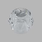 Single Clear Knob Handle Kit With Button