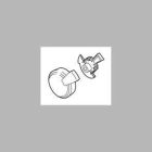 Dryden: Single Metal Lever Handle - Temperature Knob And Cover