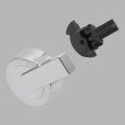 Vero: Single Metal Lever Handle - Temperature Knob And Cover