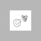 Vero: Single Metal Lever Handle - Temperature Knob And Cover