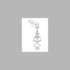 Vero: Roman Tub Lever Handle Assembly  - Hot