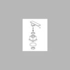 Vero: Roman Tub Lever Handle Assembly  - Cold