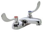 SYMMONS, S-250-0-LWG-1.0, SYMMETRIX 2 HANDLE 4" CENTERSET QUARTER -TURN FAUCET, CHROME 
