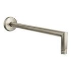 Brushed nickel shower arm