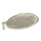 Brushed nickel two-function 9" diameter spray head rainshower showerhead