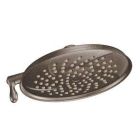 Oil rubbed bronze two-function 9" diameter spray head eco-performance showerhead showerhead
