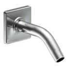 Chrome shower arm