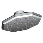 Chrome one-function 7" diameter spray head rainshower showerhead