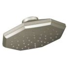 Brushed nickel one-function 7" diameter spray head eco-performance showerhead showerhead