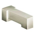 Brushed nickel nondiverter spouts