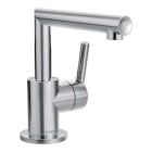 Chrome one-handle bathroom faucet