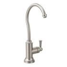 Spot resist stainless one-handle beverage faucet