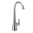 Chrome one-handle beverage faucet