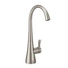 Spot resist stainless one-handle beverage faucet