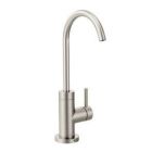 Spot resist stainless one-handle beverage faucet