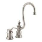 Spot resist stainless one-handle bar faucet