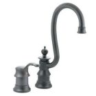 Wrought iron one-handle bar faucet