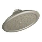 Brushed nickel one-function 7" diameter spray head eco-performance rainshower showerhead