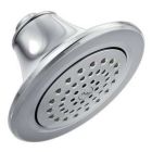 Chrome one-function 5-7/8" diameter spray head standard showerhead