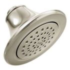 Polished nickel one-function 5-7/8" diameter spray head standard showerhead