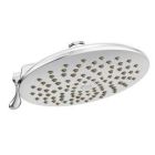 Chrome two-function 8" diameter spray head eco-performance rainshower showerhead