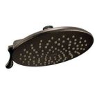 Oil rubbed bronze two-function 8" diameter spray head rainshower showerhead