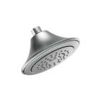 Chrome one-function 6-1/2" diameter spray head eco-performance showerhead showerhead